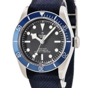 チューダー TUDOR ヘリテージ ブラックベイ M79230B-0006 ランダム番 黒 青 ダイバーズ 逆回転防止ベゼル メンズ 腕時計自動巻き ブラック 【中古】