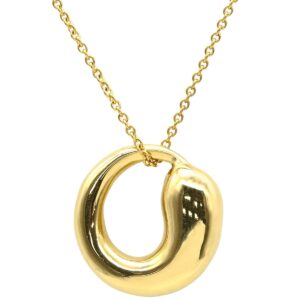 ティファニー Tiffany & Co ネックレス エターナル サークル イエローゴールド T&Co. Au750 18K 18金 YG エルサ・ペレッティ 【中古】中古美品