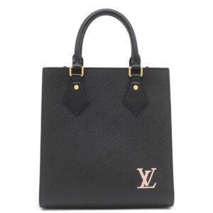 【★3%OFFクーポン】ルイヴィトン LOUIS VUITTON 2WAYバッグ サックプラ BB エピレザー ブラック ゴールド金具 黒 ショルダーバッグ トートバッグ M58660 不明 【中古】中古美品