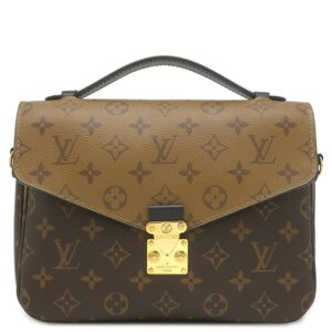 ルイヴィトン LOUIS VUITTON 2WAYバッグ ポシェット メティス MM モノグラムキャンバス モノグラムリバースキャンバス モノグラムリバース ゴールド金具 茶 M44876 RFID 【中古】
