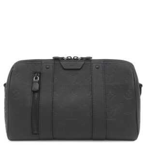 【★3％OFFクーポン】ルイヴィトン LOUIS VUITTON ショルダーバッグ シティ キーポル レザー モノグラムシャドウレザー ノワール ブラック金具 黒 ショルダー M26750 RFID 【保存袋】 【中古】未使用保管品