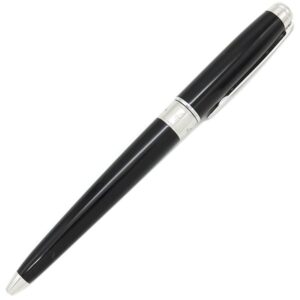 エス・テー・デュポン S.T DUPONT ボールペン ラインD エタニティ アルミ アルミニウム ブラック×シルバー 黒インク 筆記確認済み 425220M 【ケース】 【中古】未使用保管品