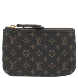 ルイヴィトン LOUIS VUITTON コインケース ポシェット クレ モノグラムイディール フザン ゴールド金具 茶 キーチェーン付き M62994 CT2173 【箱】 【中古】