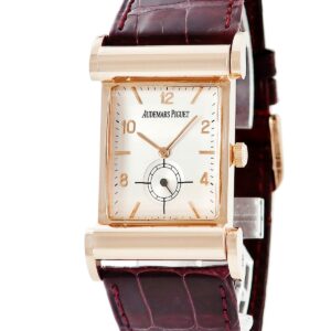 オーデマピゲ AUDEMARS PIGUET カナペ CANAPE 14934OR/O/0002/01 K18PG無垢 シルバー スクエア アラビア メンズ 腕時計手巻き シルバー 【中古】