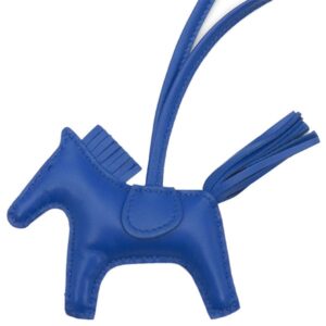 エルメス HERMES バッグチャーム ロデオPM アニューミロ ブルーフランス 青 ソーブルー U刻印 【箱】 【中古】