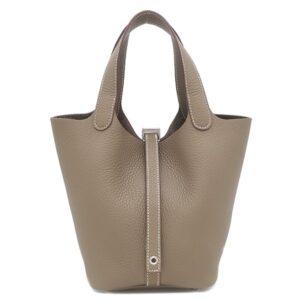 エルメス HERMES ハンドバッグ ピコタンロック PM トリヨンクレマンス エトゥープ シルバー金具 新品 未使用 2025年製 グレージュ K 【箱】 【中古】