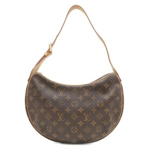【★3%OFFクーポン】ルイヴィトン LOUIS VUITTON ショルダーバッグ クロワッサン MM モノグラムキャンバス モノグラム ゴールド金具 茶 肩掛け ワンショルダー M51512 TH0023 【保存袋】 【中古】中古美品