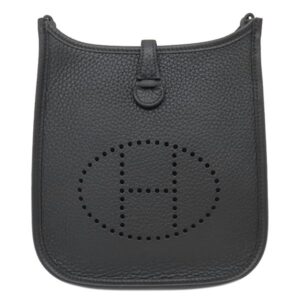 エルメス HERMES ショルダーバッグ エヴリン TPM 16 アマゾン トリヨンクレマンス ブラック シルバー金具 黒 コルダージュ 2024年製 W 【箱】 【中古】未使用保管品