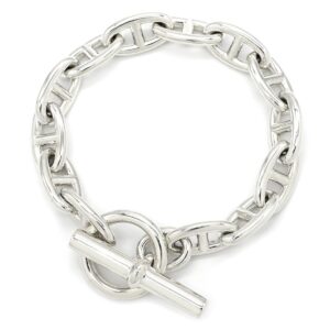エルメス HERMES ブレスレット シェーヌダンクル GM シルバー925 シルバー 13コマ スターリングシルバー AG925 【中古】新品同様品