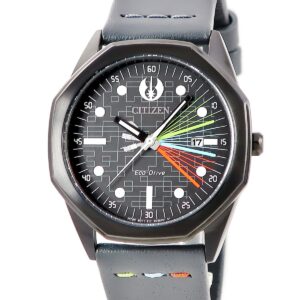 シチズン CITIZEN エコドライブ ジェダイ マスター BM7498-00W 未使用 黒 スターウォーズ コラボ デイト メンズ 腕時計クオーツ ブラック 【中古】