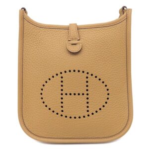 エルメス HERMES ショルダーバッグ エヴリン TPM 16 トリヨンクレマンス ビスキュイ シルバー金具 エブリン 2025年製 K 【箱】 【中古】未使用保管品