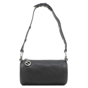 グッチ GUCCI ショルダーバッグ ブロンディ ワンショルダー レザー ブラック シルバー金具 黒 肩掛け インターロッキングG 760170 【保存袋】 【中古】新品同様品