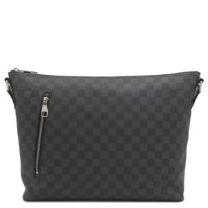 ルイヴィトン LOUIS VUITTON ショルダーバッグ ミック MM レザー ダミエグラフィットキャンバス ダミエグラフィット シルバー金具 黒 メッセンジャーバッグ N41106 SR1172 【中古】