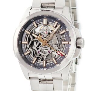 ノルケイン NORQAIN インディペンデンス スケルトン 42mm N3000SLA/G303/102SI 未使用 グレー メンズ 腕時計自動巻き グレー 【中古】