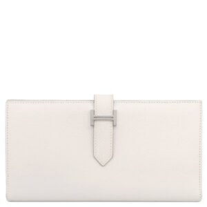 エルメス HERMES 長財布 ベアンスフレ ヴォーエプソン グリペール シルバー金具 二つ折り 2023年製 B 【箱】 【中古】