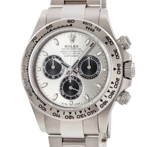 ロレックス ROLEX コスモグラフ デイトナ 116509 ランダム番 K18WG無垢 スチール×ブラック クロノグラフ メンズ 腕時計自動巻き シルバー 【中古】中古美品