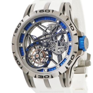 ロジェデュブイ ROGER DUBUIS エクスカリバー スパイダー フライング トゥールビヨン RDDBEX0546 スケルトン 限定 メンズ 腕時計手巻き グレー 【中古】