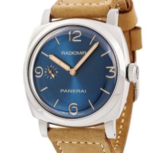 パネライ PANERAI ラジオミール 1940 3DAYS アッチャイオ PAM00690 S番 ブルー 青 スモールセコンド メンズ 腕時計手巻き ブルー 【中古】
