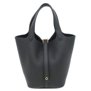 エルメス HERMES ハンドバッグ ピコタンロック 18 PM トリヨンクレマンス ブラック ゴールド金具 新品 未使用 黒 2026年製 G 【中古】未使用保管品