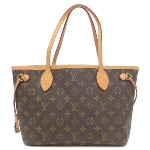 ルイヴィトン LOUIS VUITTON トートバッグ ネヴァーフル PM モノグラムキャンバス モノグラム×ピヴォワンヌ ゴールド金具 茶 ピンク 肩掛け M41245 MS4128 【中古】中古美品