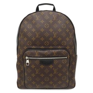 ルイヴィトン LOUIS VUITTON リュック・デイパック ジョッシュ モノグラムマカサー モノグラムマカサー シルバー金具 黒 バックパック M41530 RFID 【中古】中古美品