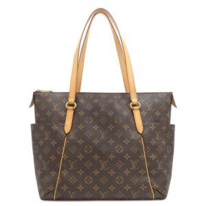 【★3％OFFクーポン】ルイヴィトン LOUIS VUITTON トートバッグ トータリー PM モノグラムキャンバス モノグラム ゴールド金具 茶 ショルダー 肩掛け M56689 TJ5112 【中古】中古美品