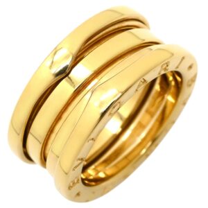 ブルガリ BVLGARI リング 指輪 ビーゼロワン B-zero1 3バンド イエローゴールド #48 Au750 18K 18金 7.5号 【箱】 【中古】中古美品