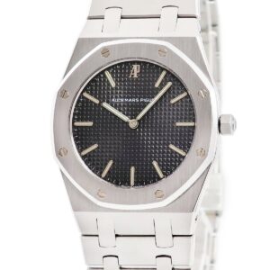 オーデマピゲ AUDEMARS PIGUET ロイヤル オーク 56303ST グランドタペストリー ブラック 八角形 薄型 メンズ レディース 腕時計クオーツ ブラック 【中古】
