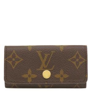 【★3％OFFクーポン】ルイヴィトン LOUIS VUITTON キーケース ミュルティクレ 4 モノグラムキャンバス モノグラム ゴールド金具 鍵入れ 4連 4本 M69517 RFID 【箱】 【中古】新品同様品