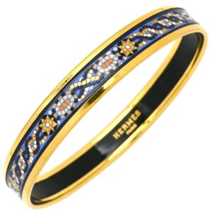 エルメス HERMES バングル エマイユ PM メタル 七宝焼き マルチカラー×ゴールド ゴールド金具 【中古】中古美品