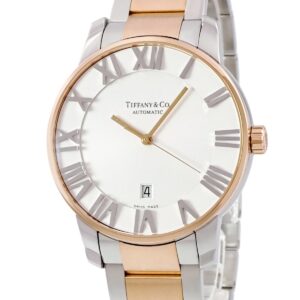 ティファニー Tiffany & Co アトラス ドーム オートマティック Z1810.68.13A21A00A シルバー ローマン メンズ 腕時計自動巻き シルバー 【中古】中古美品