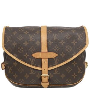 【★3％OFFクーポン】ルイヴィトン LOUIS VUITTON ショルダーバッグ ソミュール 30 モノグラムキャンバス モノグラム ゴールド金具 斜め掛け M42256 MB4131 【中古】中古品