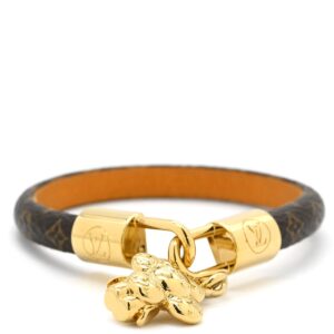 ルイヴィトン LOUIS VUITTON ブレスレット ブラスレ ヴィヴィエンヌ メタル モノグラムキャンバス モノグラム 茶 モノグラム ブラウン M6773 BC0253 【保存袋】 【中古】