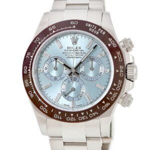ロレックス ROLEX コスモグラフ デイトナ 116506A ランダム番 Pt950無垢 純正ダイヤ アイスブルー メンズ 腕時計自動巻き ブルー 【中古】