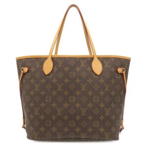 【★3%OFFクーポン】ルイヴィトン LOUIS VUITTON トートバッグ ネヴァーフル MM モノグラムキャンバス モノグラム ゴールド金具 茶 旧型 M40156 FL0059 【中古】新品同様品