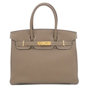 エルメス HERMES ハンドバッグ バーキン30 トゴ エトゥープ ゴールド金具 グレージュ Y 【保存袋】 【中古】新品同様品