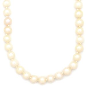 ネックレス パール ロングネックレス パールホワイト 淡水パール 【中古】