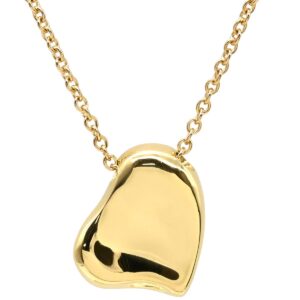 ティファニー Tiffany & Co ネックレス フルハート イエローゴールド T＆Co. 18K 18金 750 YG エルサペレッティ 【中古】新品同様品