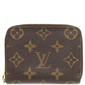 ルイヴィトン LOUIS VUITTON コインケース ジッピー コイン パース モノグラムキャンバス モノグラム ゴールド金具 茶 小銭入れ コンパクト財布 M60067 RFID 【保存袋】 【中古】