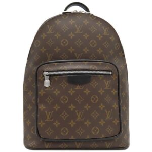 ルイヴィトン LOUIS VUITTON リュック・デイパック ジョッシュ NV モノグラムマカサー モノグラムマカサー シルバー金具 茶 M45349 DR1211 【中古】