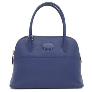 エルメス HERMES 2WAYバッグ ボリード27 ヴォースイフト ブルーサフィール シルバー金具 ショルダー C 【保存袋】 【中古】
