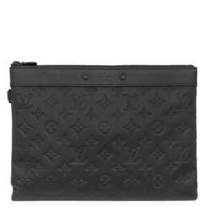 ルイヴィトン LOUIS VUITTON クラッチバッグ ポシェット トゥ ゴー レザー モノグラムシャドウレザー ブラック マットブラック金具 セカンドバッグ M81570 RFID 【中古】中古美品