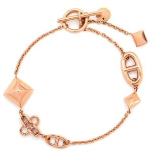 エルメス HERMES ブレスレット ロンドマルチ ローズゴールド SH ピンクゴールド 18K 750 【ケース】 【中古】