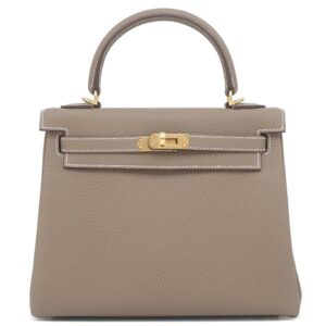 エルメス HERMES 2WAYバッグ ケリー25 内縫い トゴ エトゥープ ゴールド金具 新品 未使用 グレージュ ショルダー 2025年製 K 【箱】 【中古】