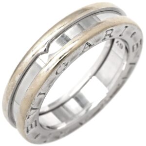 ブルガリ BVLGARI リング 指輪 ビーゼロワン B-zero1 リング XS ホワイトゴールド #49(JP9) 750 18金 WG 1バンドリング 9号 336003 【中古】中古品