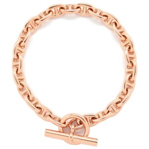 エルメス HERMES ブレスレット シェーヌダンクル TPM ピンクゴールド 24コマ 【ケース】 【中古】未使用保管品