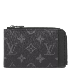 ルイヴィトン LOUIS VUITTON 二つ折り財布 ハイブリッド ウォレット モノグラムエクリプス モノグラムエクリプス シルバー金具 フラグメントケース M81568 RFID 【中古】新品同様品
