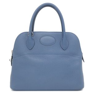 エルメス HERMES 2WAYバッグ ボリード31 トリヨンクレマンス ブルーアガット シルバー金具 青 ハンドバッグ ショルダー X 【箱】 【中古】