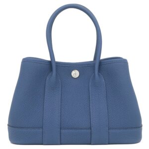 エルメス HERMES ハンドバッグ ネオ ガーデン23 トゴ ブルータイ シルバー金具 新品 未使用 青 2025年製 K 【箱】 【中古】