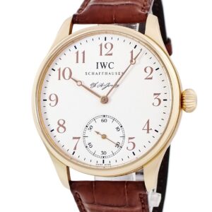 IWC IWC ポルトギーゼ F.A.ジョーンズ IW544201 OH済 K18PG無垢 ホワイト 白 スモールセコンド 限定 メンズ 腕時計手巻き ホワイト 【中古】中古美品